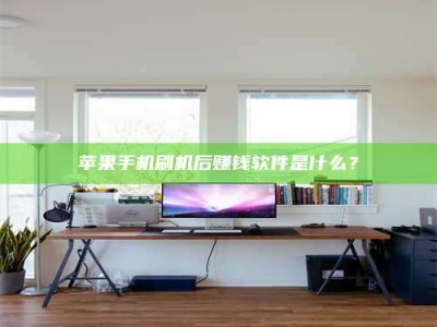 安康苹果手机刷机后赚钱软件是什么？